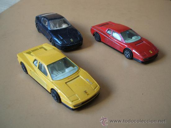 Coches a escala: 2 ferrari testarossa de burago,ferrari 456 gt de burago,made in italy.escala 1:43 aprox