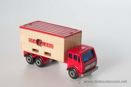 matchbox mercedes container truck 1976