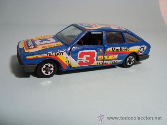 Coches a escala: CHRYSLER 150 TALBOT RALLYE DE LA MARCA MIRA 1,64 PRIMERA SERIE CHASIS METAL