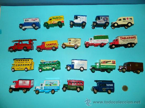 Coches a escala: COLECCION DE 19 CAMIONES , CLASICOS DEL TRANSPORTE - NUEVOS -