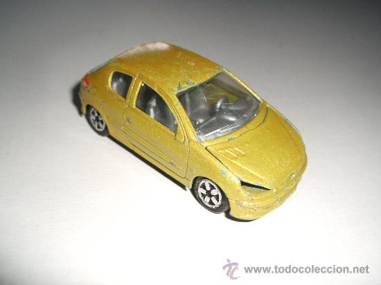 Coches a escala: peugeot 206,marca majorette  n&ordm;205, escala 1:64 aprox