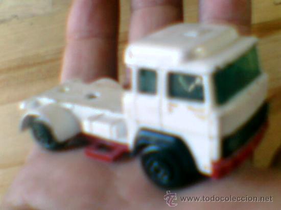 Coches a escala: Cabeza camion Guisval Magirus Deutz Made Spain antiguo chasis metal rojo
