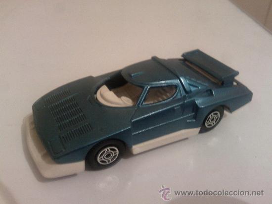 Coches a escala: coche LANCIA STRATOS - marca pilen a&ntilde;os 80 (mas 4&euro; gastos envio) nuevo 11x5 cm aprox.