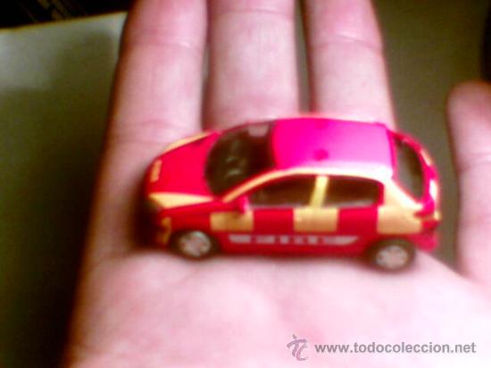 Coches a escala: Coche escala Hongwell Peugeot 206 Bomberos Fire 5 cms