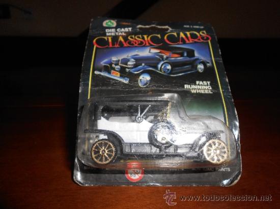 Coches a escala: CLASSICS CARS DIE CAST METAL EN SU BLISTER ORIGINAL, FAST RUNNIG WEEL