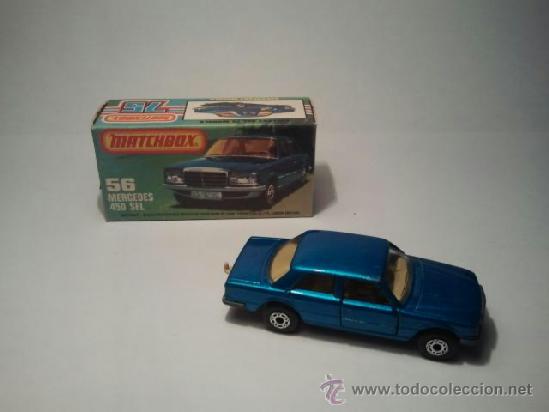 Voitures &agrave; l'&eacute;chelle: MATCHBOX SUPERFAST N&ordm; 56 MERCEDES 450 SEL A&Ntilde;O 1979 ESCALA 1:57