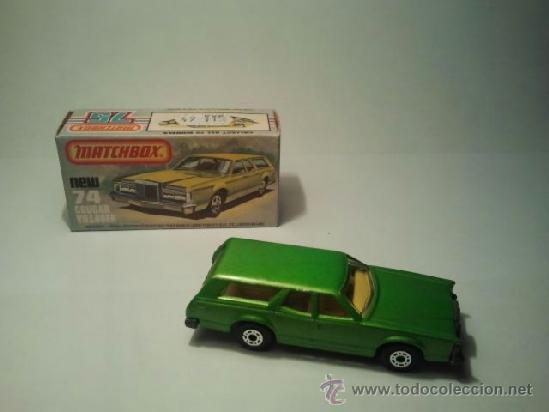 Voitures &agrave; l'&eacute;chelle: MATCHBOX SUPERFAST N&ordm; 74 COUGAR VILLAGER A&Ntilde;O 1978 ESCALA 1:57