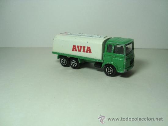 Model Cars: CAMION CISTERNA AVIA SAVIEM MAN DE MAJORETTE 1,64