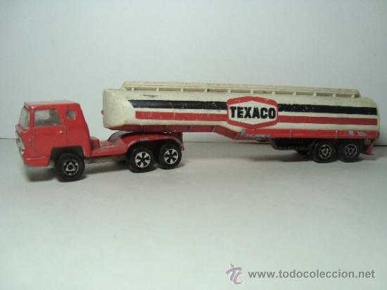 Coches a escala: CAMION TRAILER CISTERNA BERNARD TEXACO DE MAJORETTE 1,64