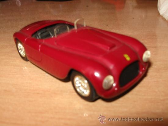 Coches a escala: QUEX JUGUETES COCHES MINIATURAS - COCHE A ESCALA 1:38 SHELL FERRARI -  FERRARI 166 MM 1948