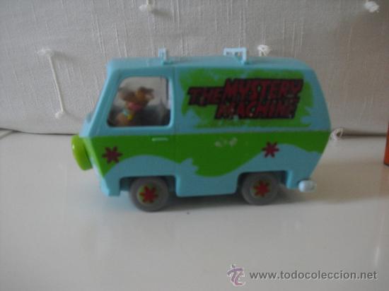 Coches a escala: The Mystery Machine. Furgoneta Scooby doo.11,5 x 7cm.BonBon Hanna Barbera 1999.La maquina misteriosa