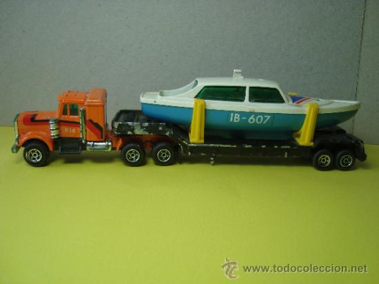 Coches a escala: CAMION KENWORTH MORRO TRAILER CON BARCO YATE DE GUISVAL CAMPEON