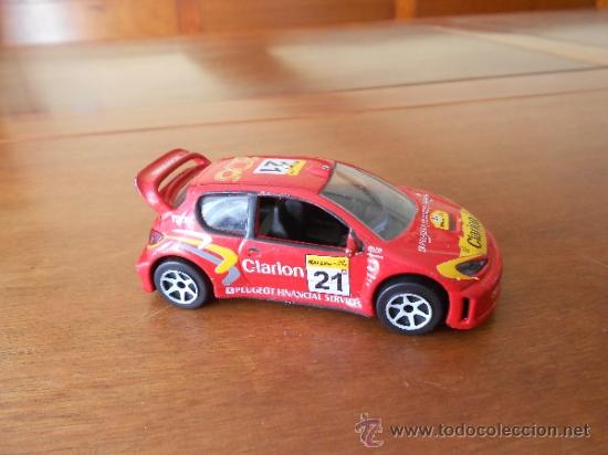 Coches a escala: COCHE MET&Aacute;LICO MARCA GUISVAL MADE IN SPAIN. PEUGEOT 206 WRC