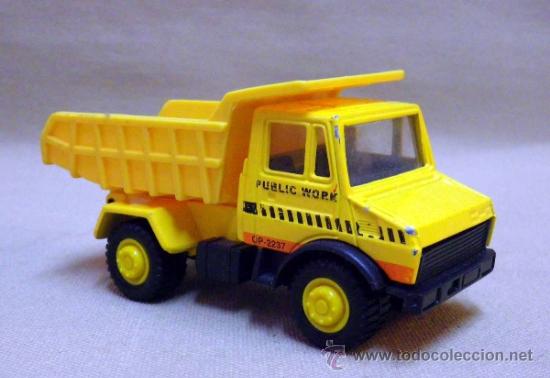 Coches a escala: CAMION MERCEDES UNIMOG, FABRICADO POR GUISVAL, PUBLIC WORK