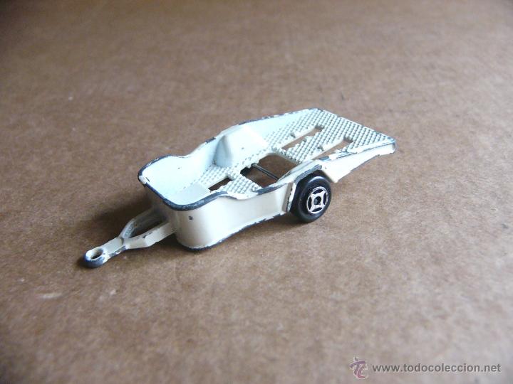 Coches a escala: Remolque coche Majorette ref. 21760 Made in France - A&ntilde;os 70