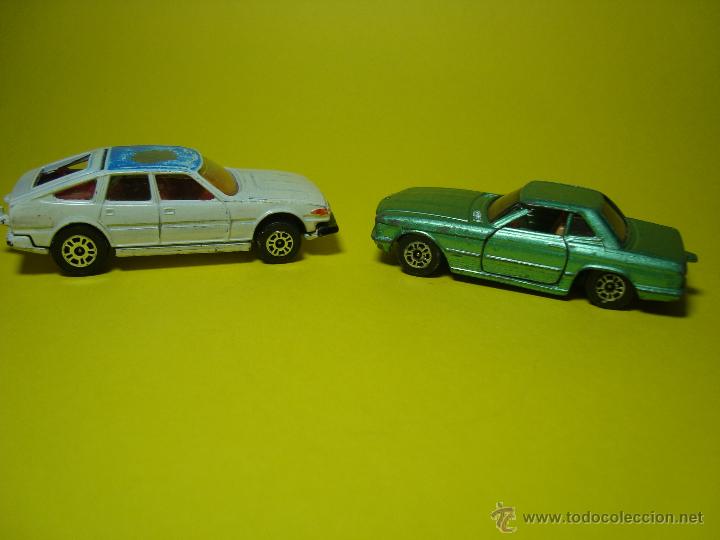 Coches a escala: LOTE DE COCHES MERCEDES 350 Y ROVER 3500 DE CORGI JUNIORS 1,64