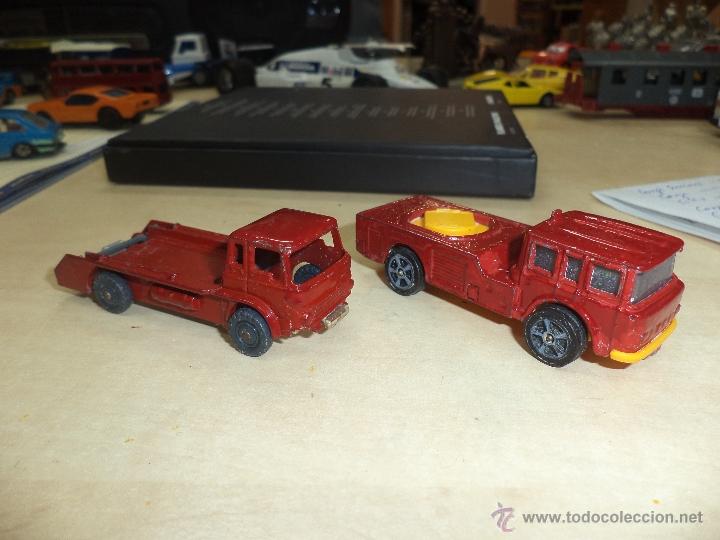 Auto in scala: Lote Bedford 7 ton.de HUSKI y Cami&oacute;n de Bomberos de Corgi