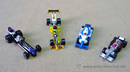 Coches a escala: CUATRO COCHES DE CARRERA DE HASBRO