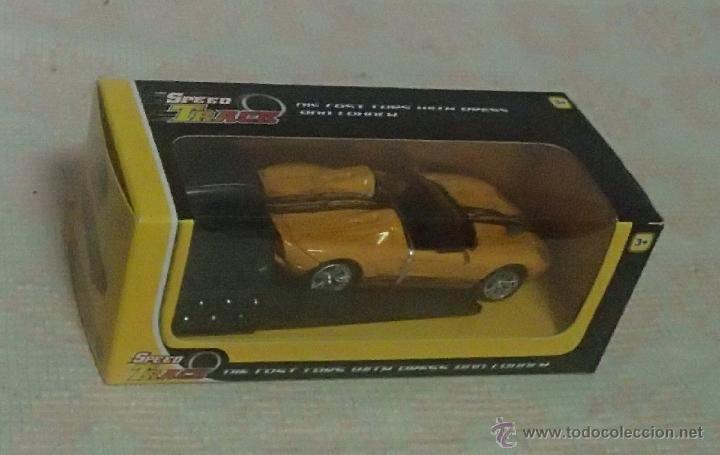 Coches a escala: Coche de metal: Ford GTX1 2006 - 10,50  cm de largo. Con lanzador