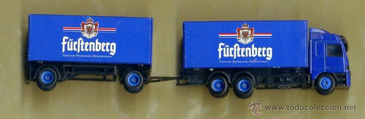 Coches a escala: GRELL 1:87 - CAMION MERCEDES BENZ - CERVEZA FURSTENBERG - ALEMANIA AUTOMOVIL