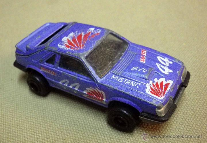 Coches a escala: COCHE DE METAL, FABRICADO POR MAJORETTE, N&ordm; 220, MUSTANG SVO