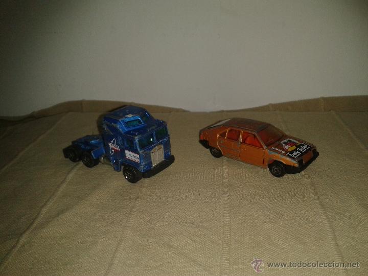 Coches a escala: Guisval citroen B X rally safari y camion de la nasa sin remolque