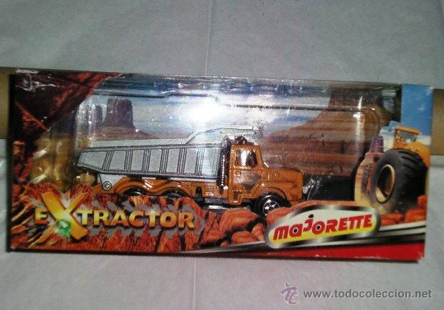 Coches a escala: CAMION EXTRACTOR MAJORRETT METAL COLECCION MAQUINAS DE OBRA - MEDIDAS DE LA CAJA 23X10