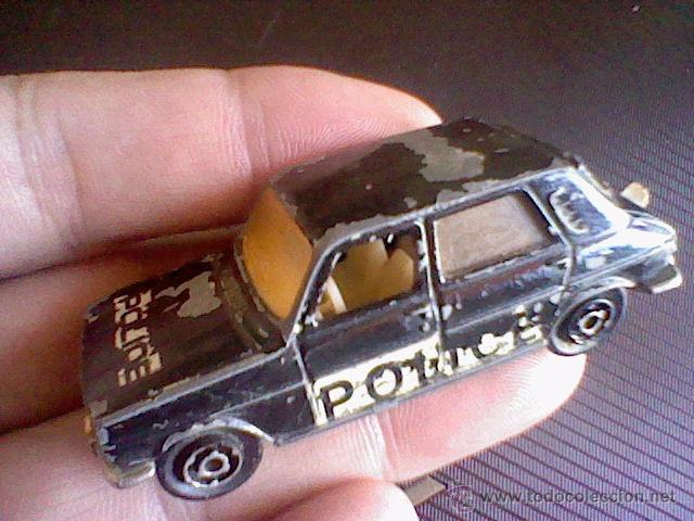 Coches a escala: SIMCA 1100 T1 &oacute; TI  MAJORETTE 1/60 N&ordm; 234 JUGADO POLICIA raro