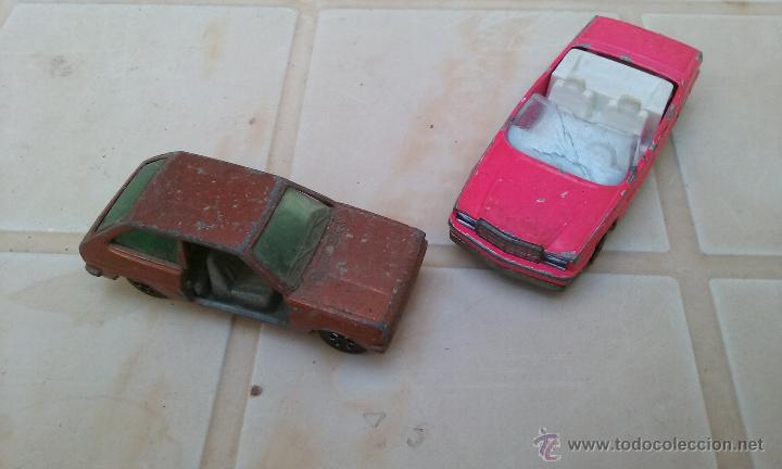 Coches a escala: Lote de ford fiesta de pilen y cadillac atlante majorette