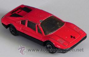 Coches a escala: FERRARI 308 GTB ROJO - COCHECITO A ESCALA - MC TOY - COCHE DEPORTIVO DE JUGUETE &iquest; METAL ? Y PL&Aacute;STICO