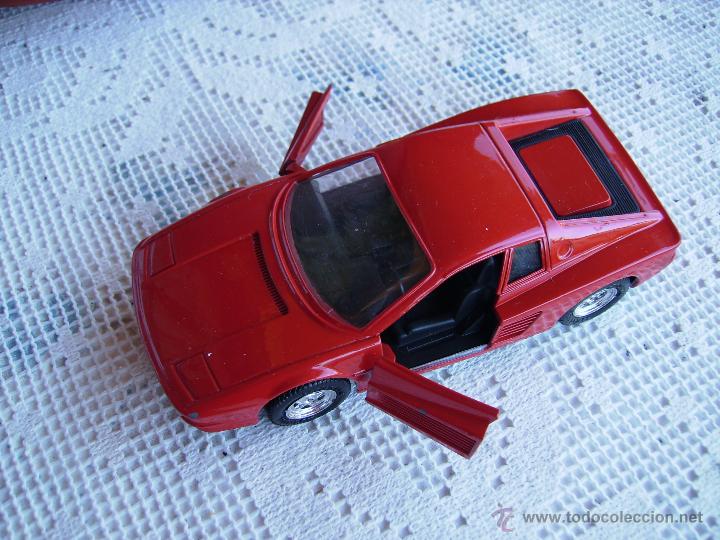 Coches a escala: **FERRARI TESTA ROSSA, ESCALA 1/24 JUGUETES---MIRA---MADE IN SPAIN (17x8 cm)MUY BUEN ESTADO!!!!
