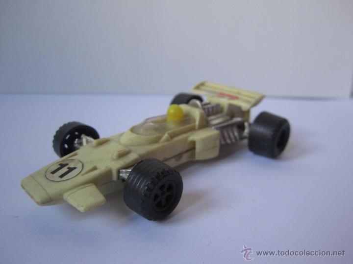 Coches a escala: COCHE BLANCO PL&Aacute;STICO LOTUS FORD F&Oacute;RMULA 1 TRANSPLASTIC SPAIN MINIATURA ESCALA
