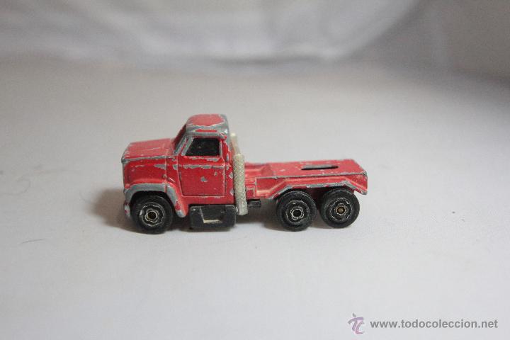Coches a escala: camion rojo majorette escala 1:100