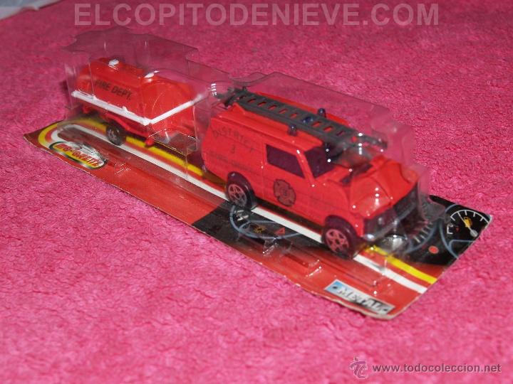Coches a escala: VINTAGE 90&acute;s MAJORETTE SERIE 300 RANGE ROVER FIRE DEPT DISTRICT 3 NEW