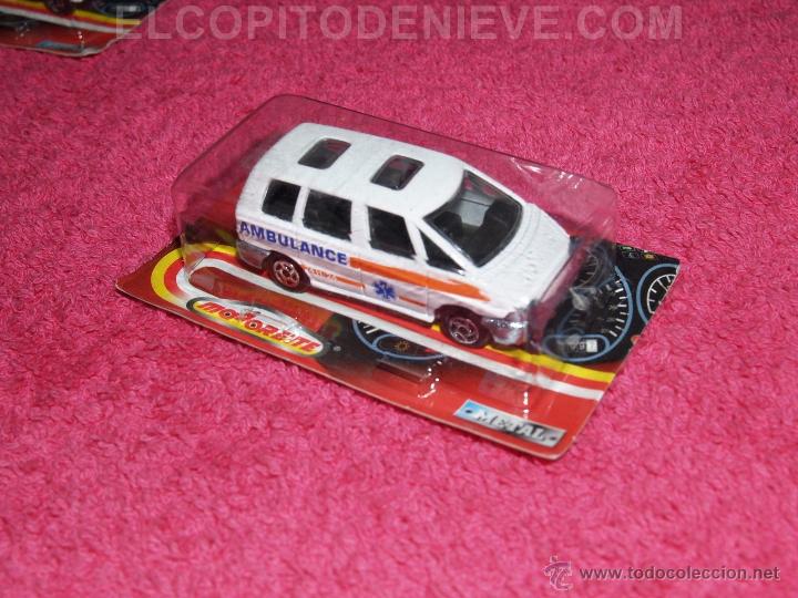 Coches a escala: VINTAGE 90&acute;s MAJORETTE SERIE 200 RARE AMBULANCE 24H NEW