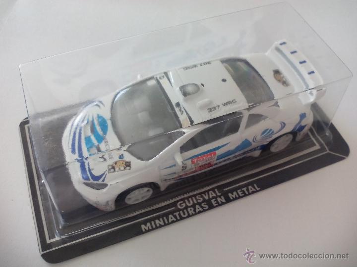 Coches a escala: Coche de Guisval. Peugeot 307 WRC. Miniaturas de metal. Combronde