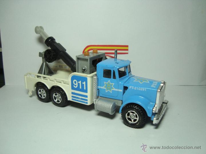Coches a escala: CAMION KENWORTH GRUA DE MAJORETTE MAXI SERIE 3000 1,50