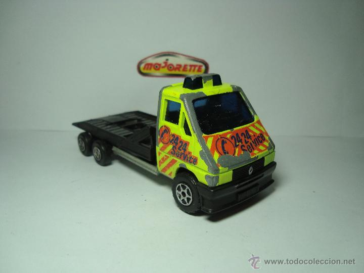 Coches a escala: RENAULT MASTER GRUA DE MAJORETTE MAXI 1,45 SERIE 3000