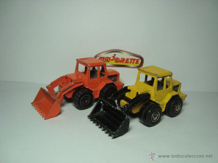 Coches a escala: LOTE DE 2 PALA CARGADORA TRACTOR DE MAJORETTE 1,64 - Foto 2