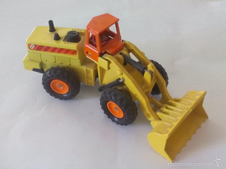 Coches a escala: Majorette. Excavadora articulada. Escala 1/56. Chargeuse articulee