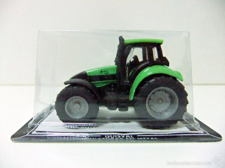 Coches a escala: TRACTOR AGR&Iacute;COLA DEUTZ FAHR AGROTRON 265 VERDE - GUISVAL ESCALA 1:67 - VEH&Iacute;CULO MAQUINARIA