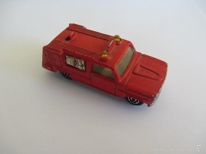Coches a escala: Cami&oacute;n de bomberos Majorette.&nbsp;Escala 1/80