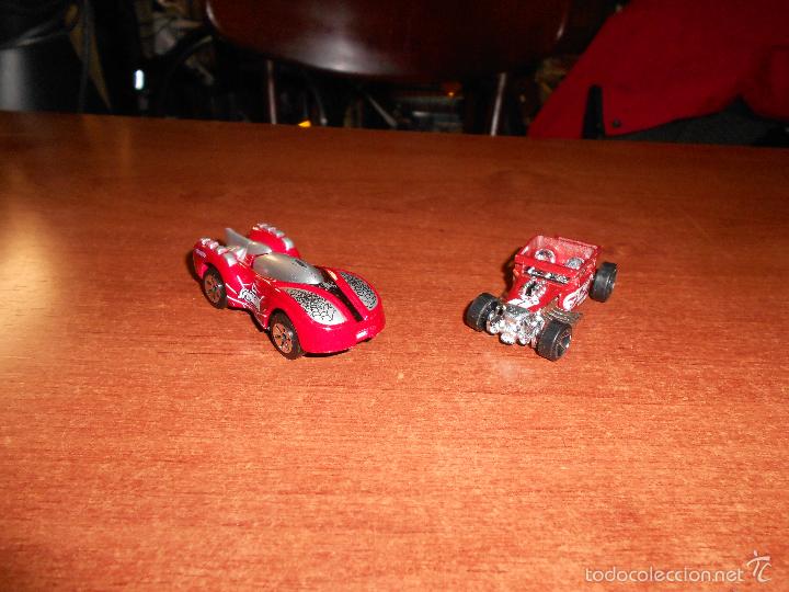 Coches a escala: LOTE COCHES MET&Aacute;LICOS: HOT WHELS (MADE IN THAILAND MATTEL 2005) Y MAISTO MADE IN ITALY MARVEL 2012