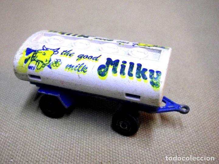 Coches a escala: ANTIGUO REMOLQUE, TRAILER, MILKY, FABRICADO POR MAJORETTE, FRANCIA