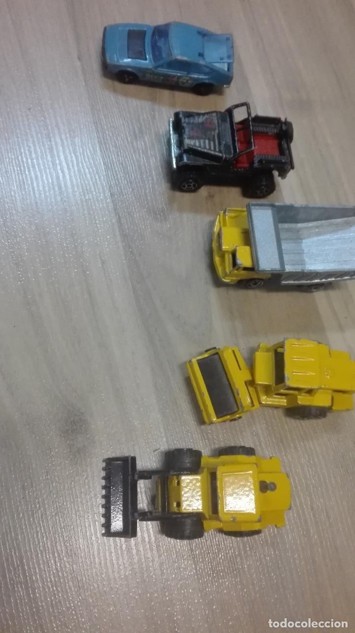 Coches a escala: lote de 5 coche ,camiones y jeet -majorette