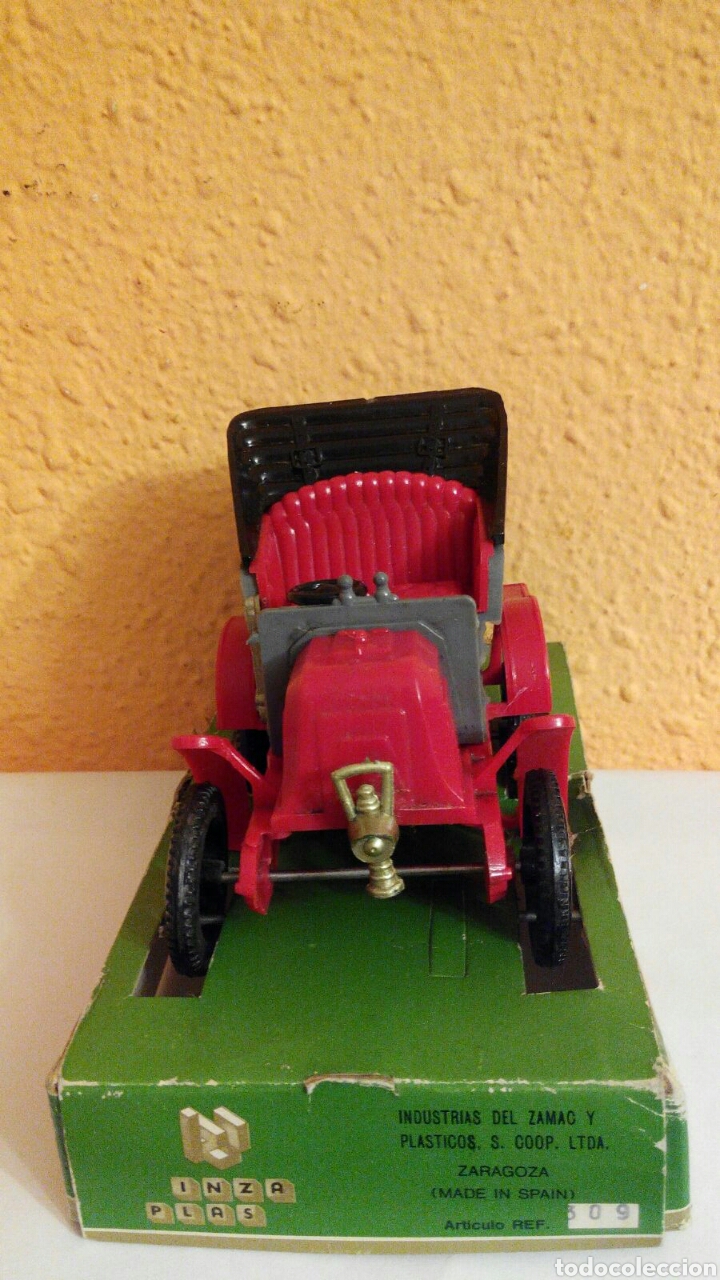 Coches a escala: COCHE DE &Eacute;POCA FABRICADO EN ESPA&Ntilde;A MARCA INZAPLAS REF.309 - Foto 2