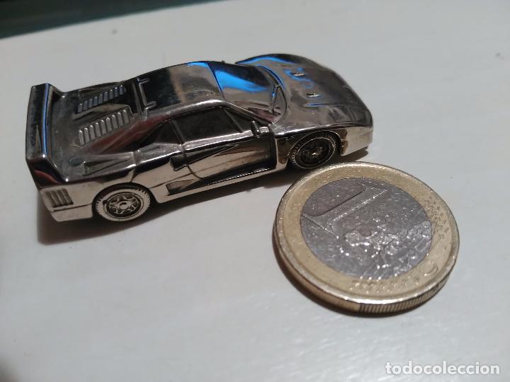 Coches a escala: COCHE FERREARI F40 DE BURAGO MINI SCALA 1/87 MADE IN ITALY DE METAL