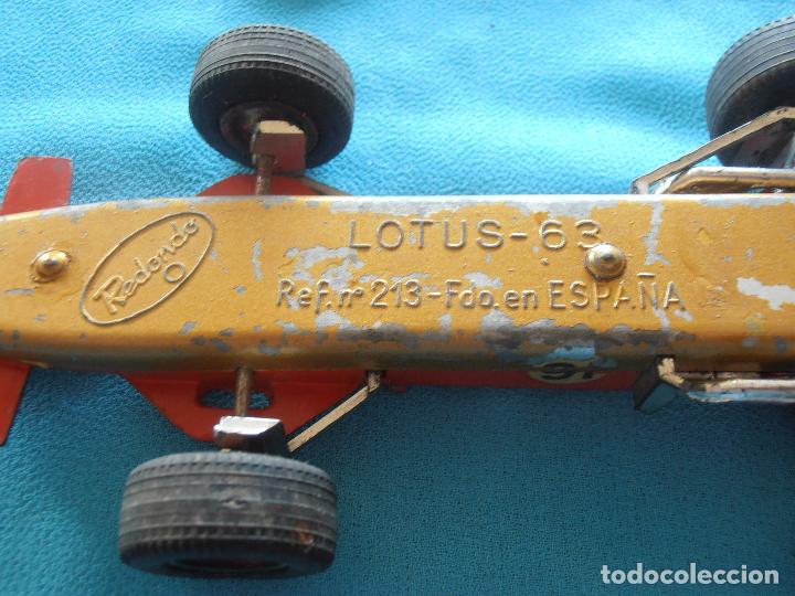 Coches a escala: COCHE DE CARRERA, REDONDO LOTUS 63 - Foto 9