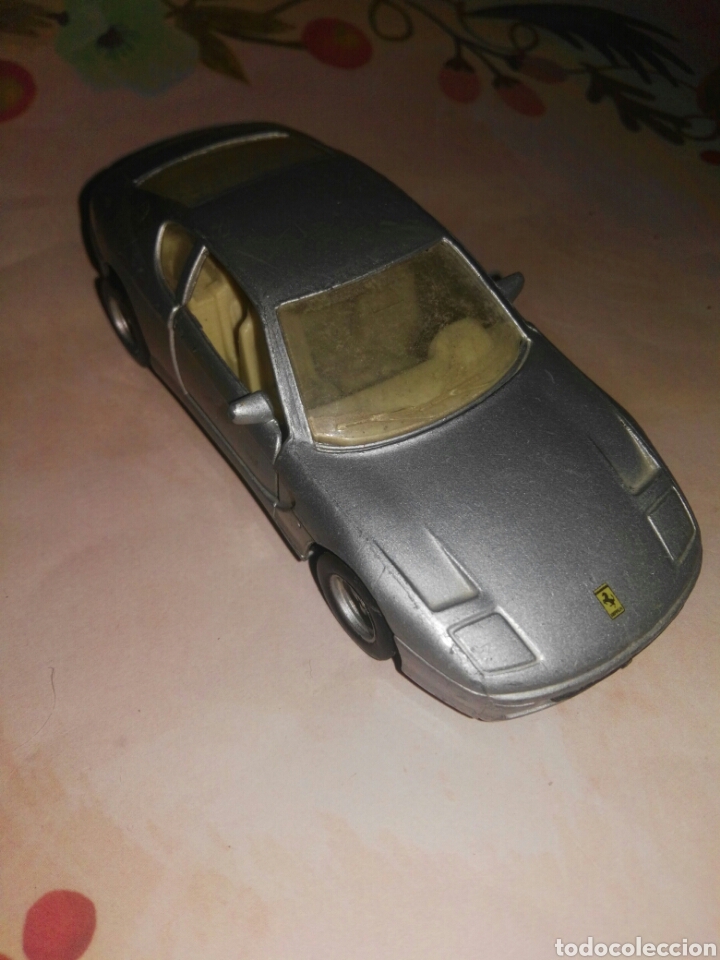 Coches a escala: PRECIOSO ANTIGUO Y DIFICIL COCHE METALICO ESCALA 1/39 FERRARI 456GT GRIS METALIZADO MARCA: MAISTO