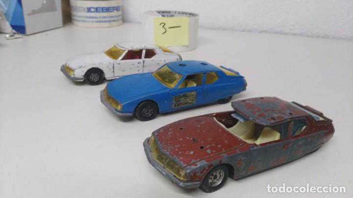 Coches a escala: lote de 3 coches citroen sm guisval